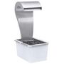Voir la diapositive 2 : VIDAXL Cascade de jardin Argente 52,4x34,2x82 cm Acier inoxydable