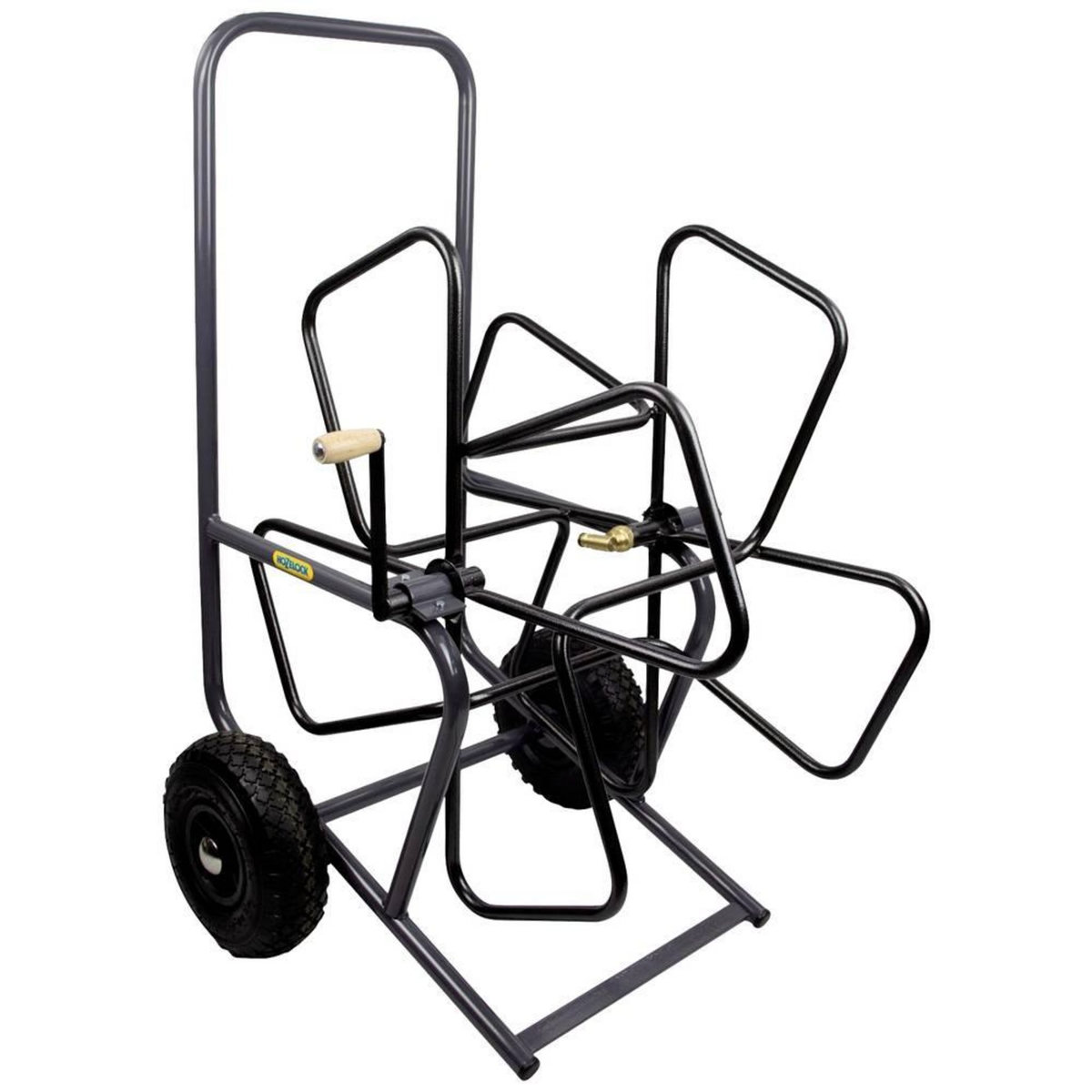 Hozelock Dévidoir de tuyau sur roues Profi 200 m nu – métal