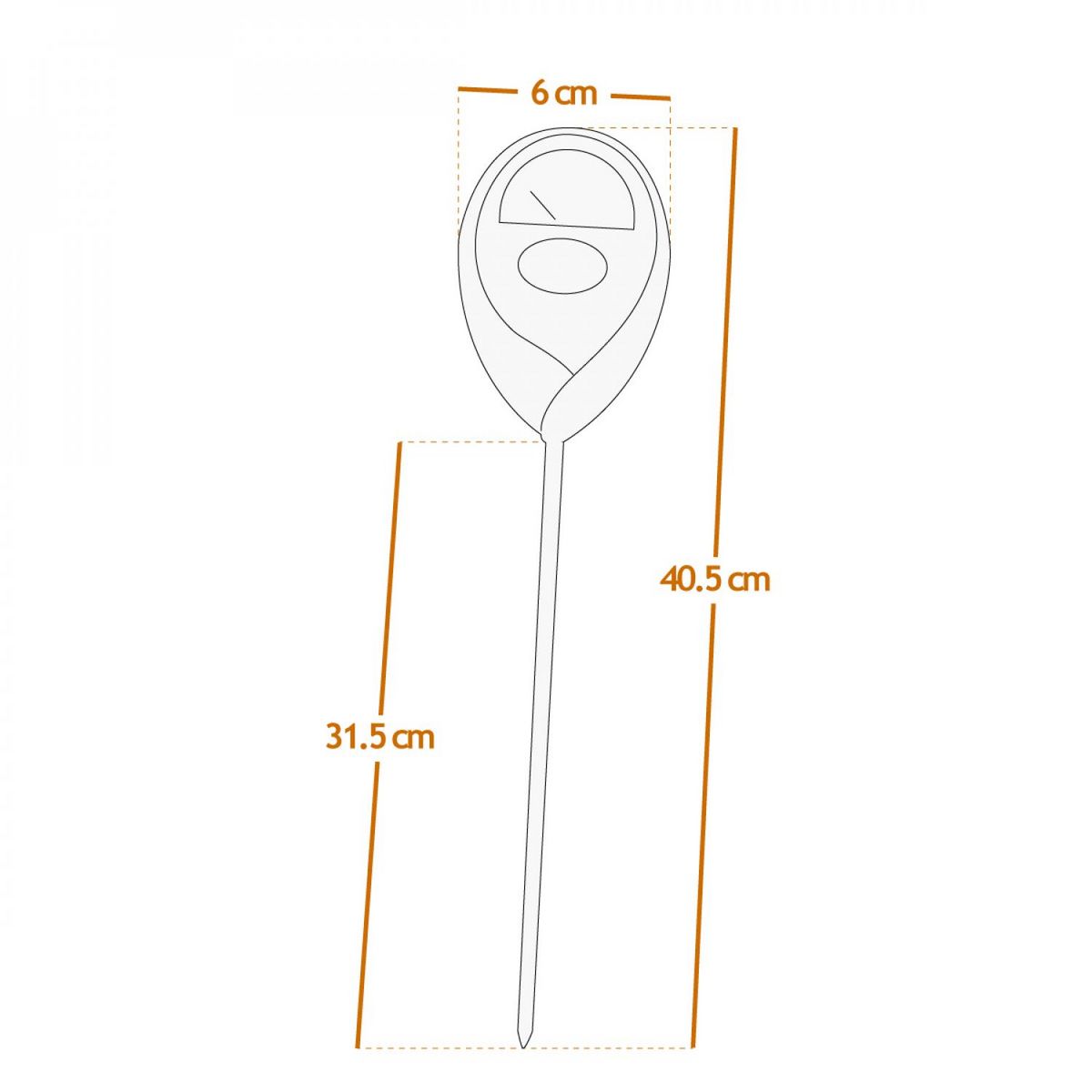 LINXOR Testeur, capteur d'humidité, hygromètre pour plante ou sol