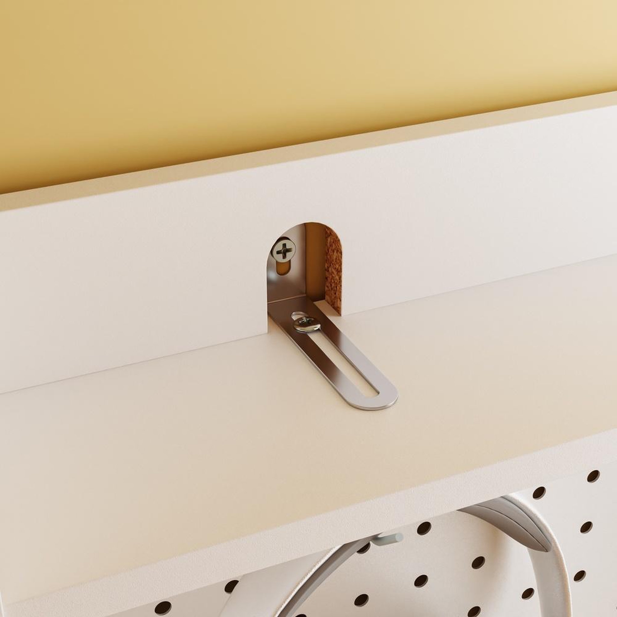 Voir la diapositive 4 : SOBUY Armoire à chaussures blanc 12 paires étroite 14 cm 3 tiroirs basculants 1 porte