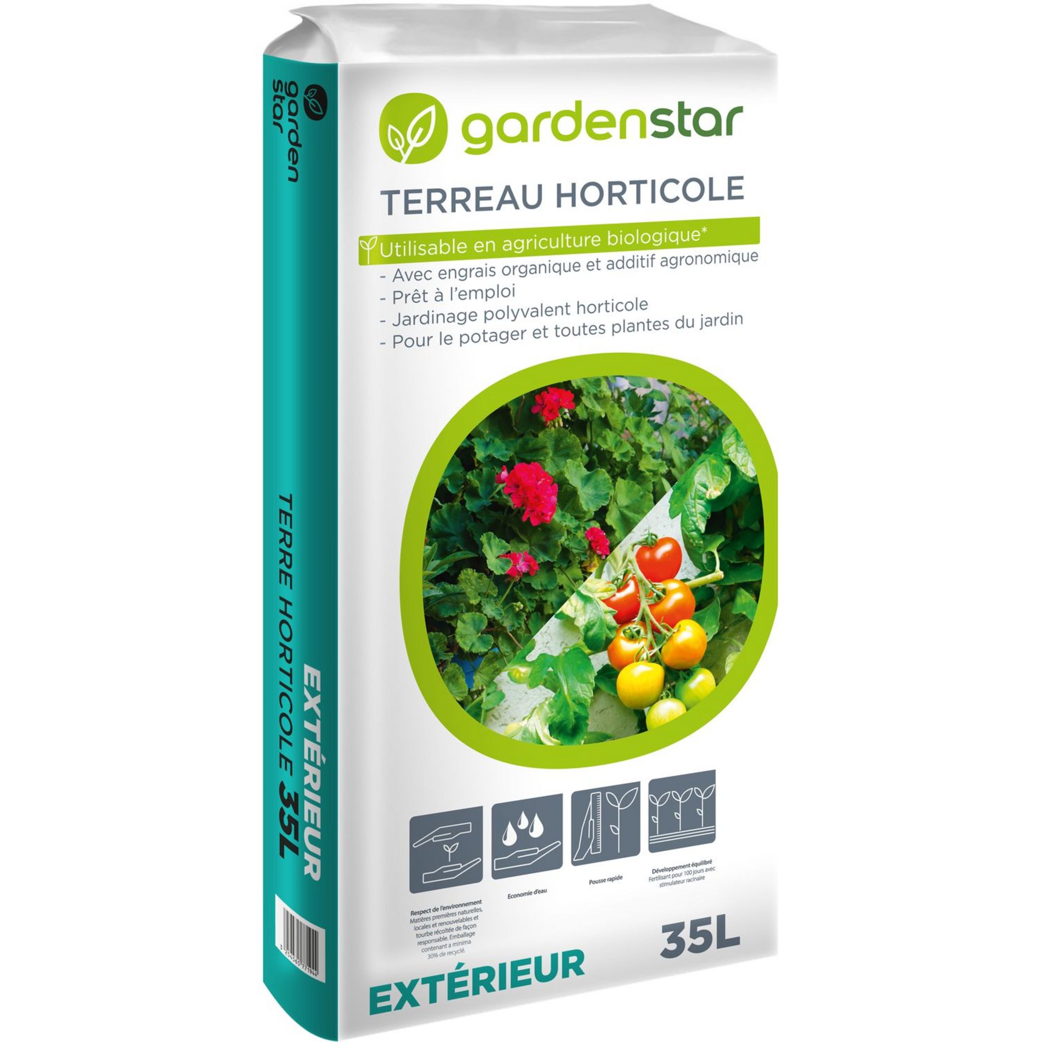 GARDENSTAR Terreau horticole UAB - 35L