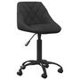 Voir la diapositive 2 : VIDAXL Chaise de salle a manger Noir Velours