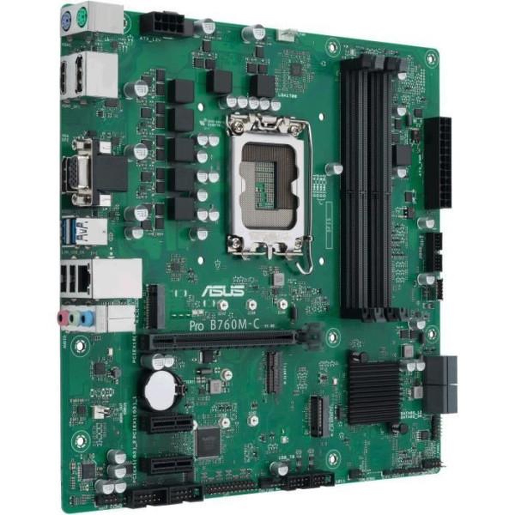 Voir la diapositive 3 : ASUS Carte mere - ASUS - PRO B760M-C-CSM - Intel B760 LGA 1700 micro ATX