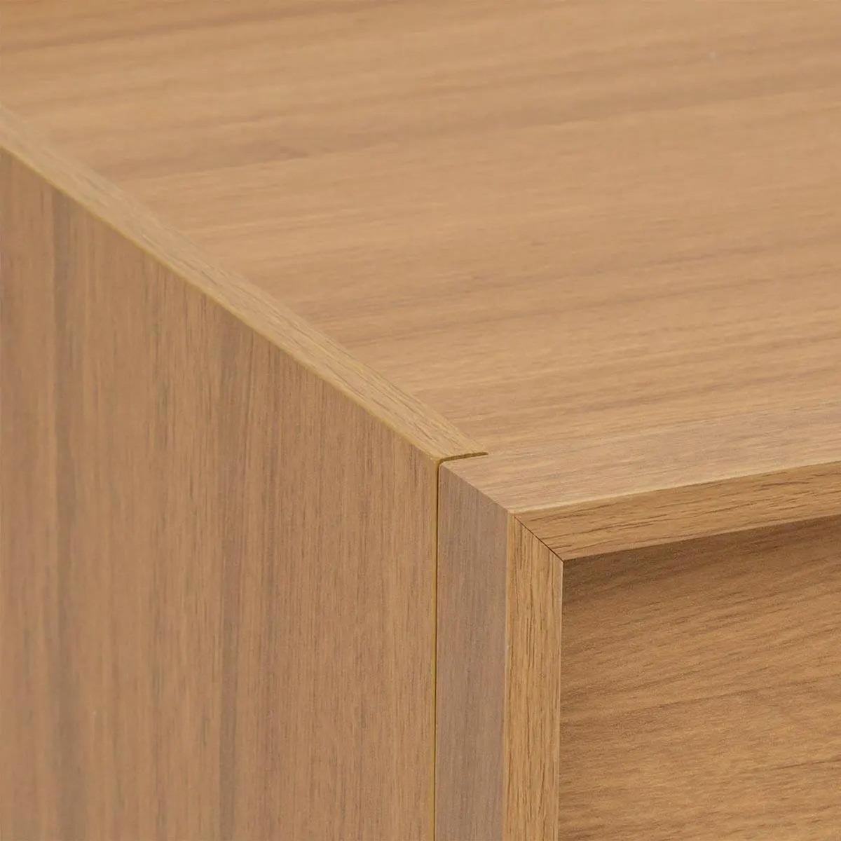 FIVE Table de Chevet 2 Tiroirs  Framy  54cm Marron