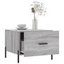 Voir la diapositive 4 : VIDAXL Table basse Sonoma gris 50x50x40 cm Bois d'ingenierie