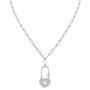 Voir la diapositive 3 : SC CRYSTAL Collier cadenas coeur SC Crystal orné de Cristaux scintillants