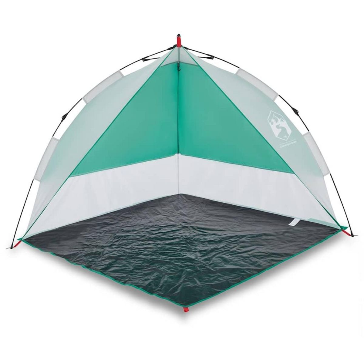 VIDAXL Tente de plage vert d'eau liberation rapide impermeable