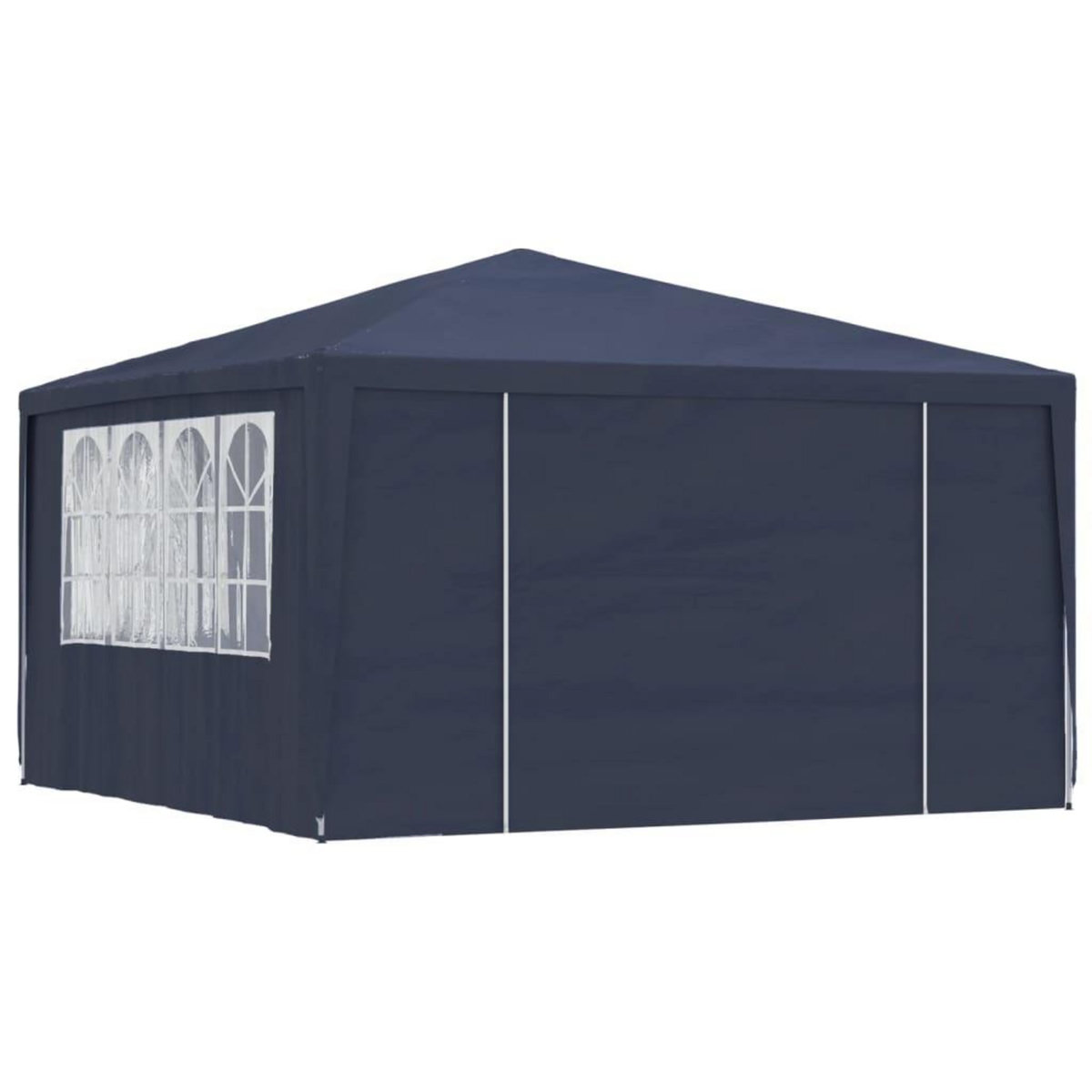 VIDAXL Tente de reception avec parois laterales 4x4 m Bleu 90 g/m^2