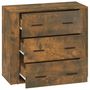 Voir la diapositive 4 : VIDAXL Buffet Chene fume 80x33x70 cm Bois d'ingenierie