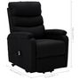 Voir la diapositive 6 : VIDAXL Fauteuil Noir Tissu