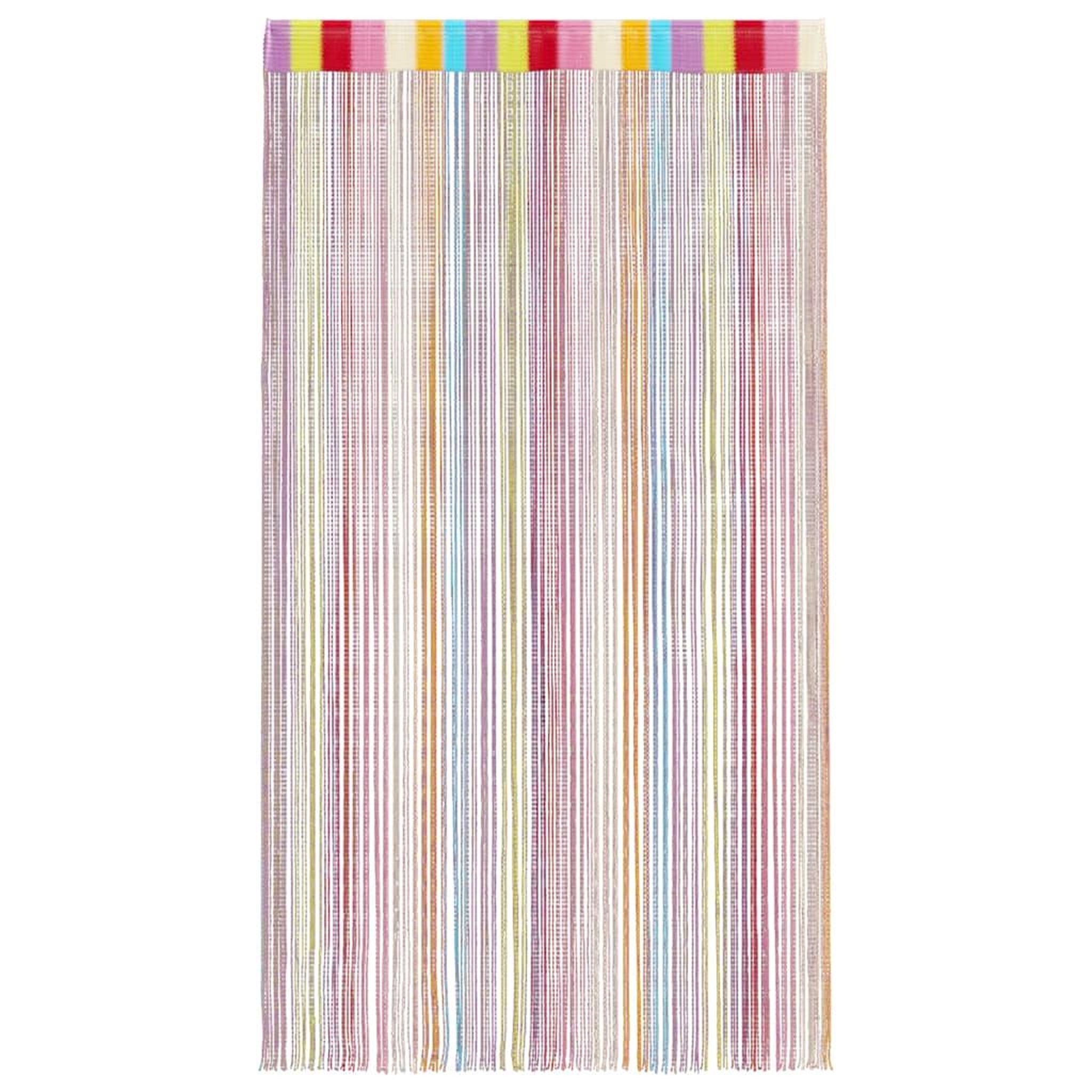 Voir la diapositive 4 : VIDAXL Rideau en fils 2 pcs 140 x 250 cm multicolore