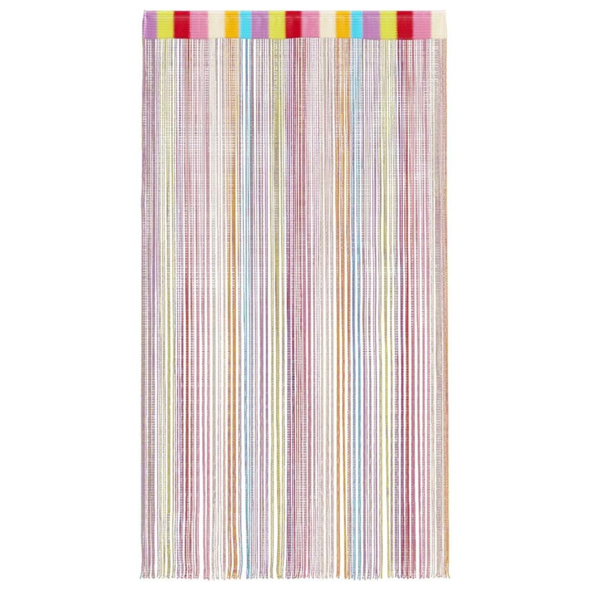 VIDAXL Rideau en fils 2 pcs 140 x 250 cm multicolore