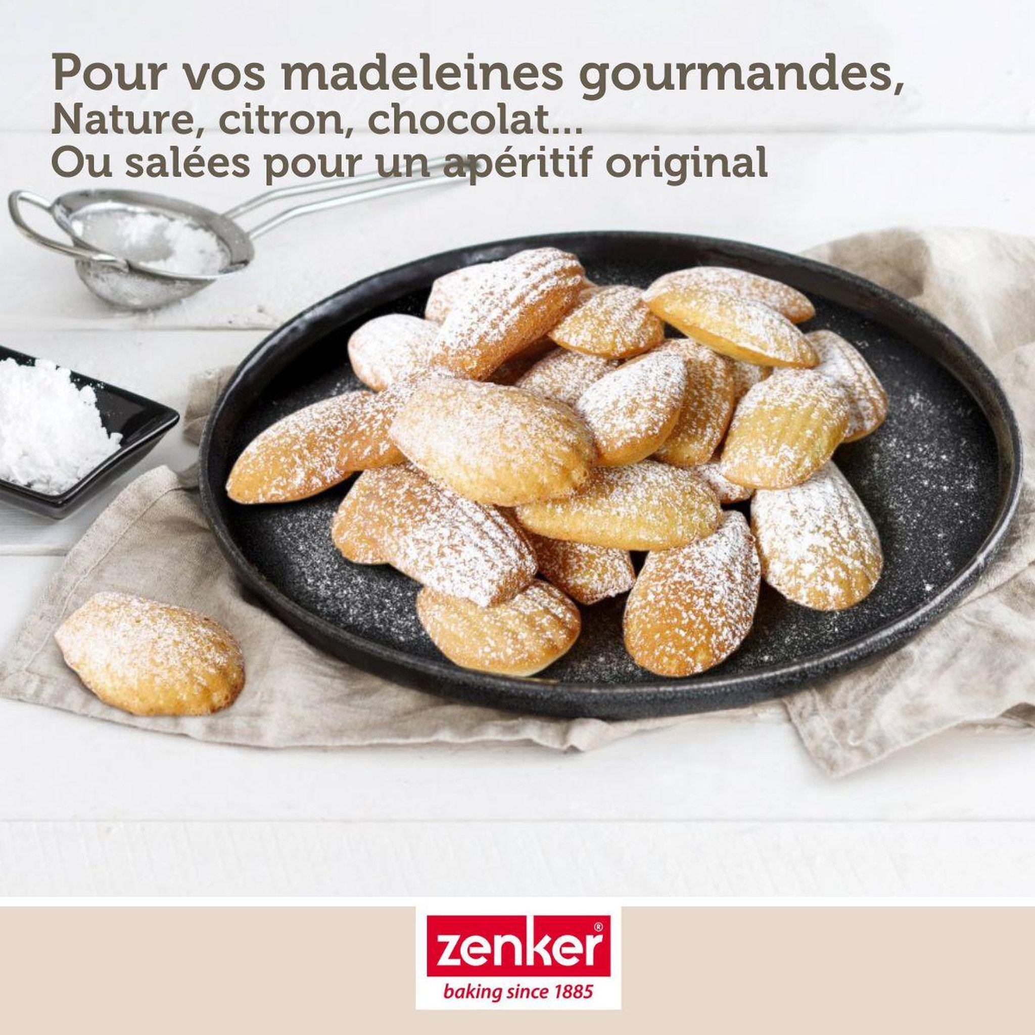 Voir la diapositive 5 : ZENKER Moule 12 madeleines 26 x 39 cm zenker spécial countries