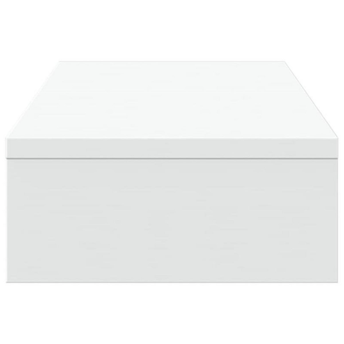 VIDAXL Support de moniteur réglable blanc bois d ingénierie