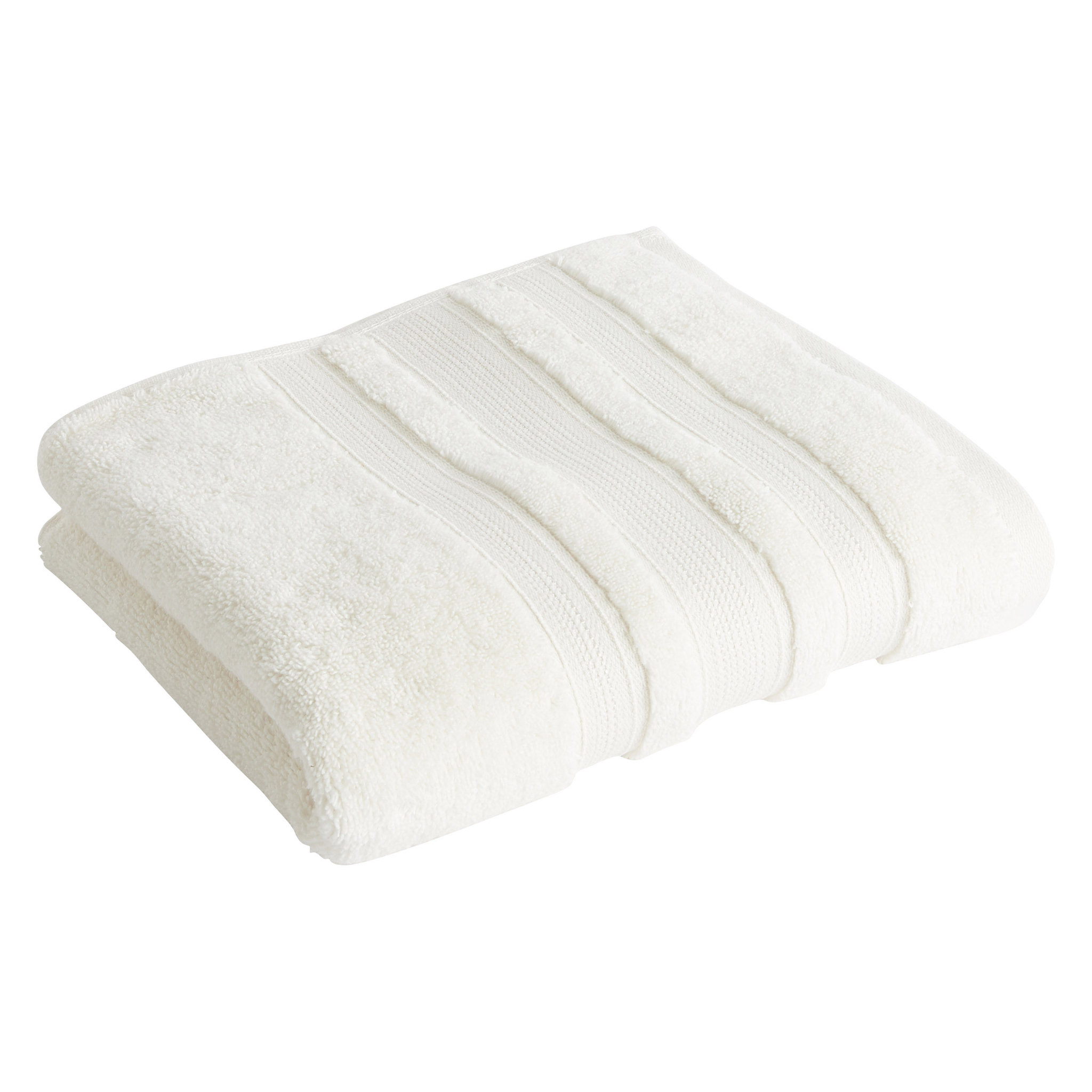 Voir la diapositive 1 : ACTUEL Serviette invité unie en coton 500g/m² NANO
