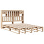 Voir la diapositive 3 : VIDAXL Lit bibliotheque sans matelas 140x190 cm bois de pin massif