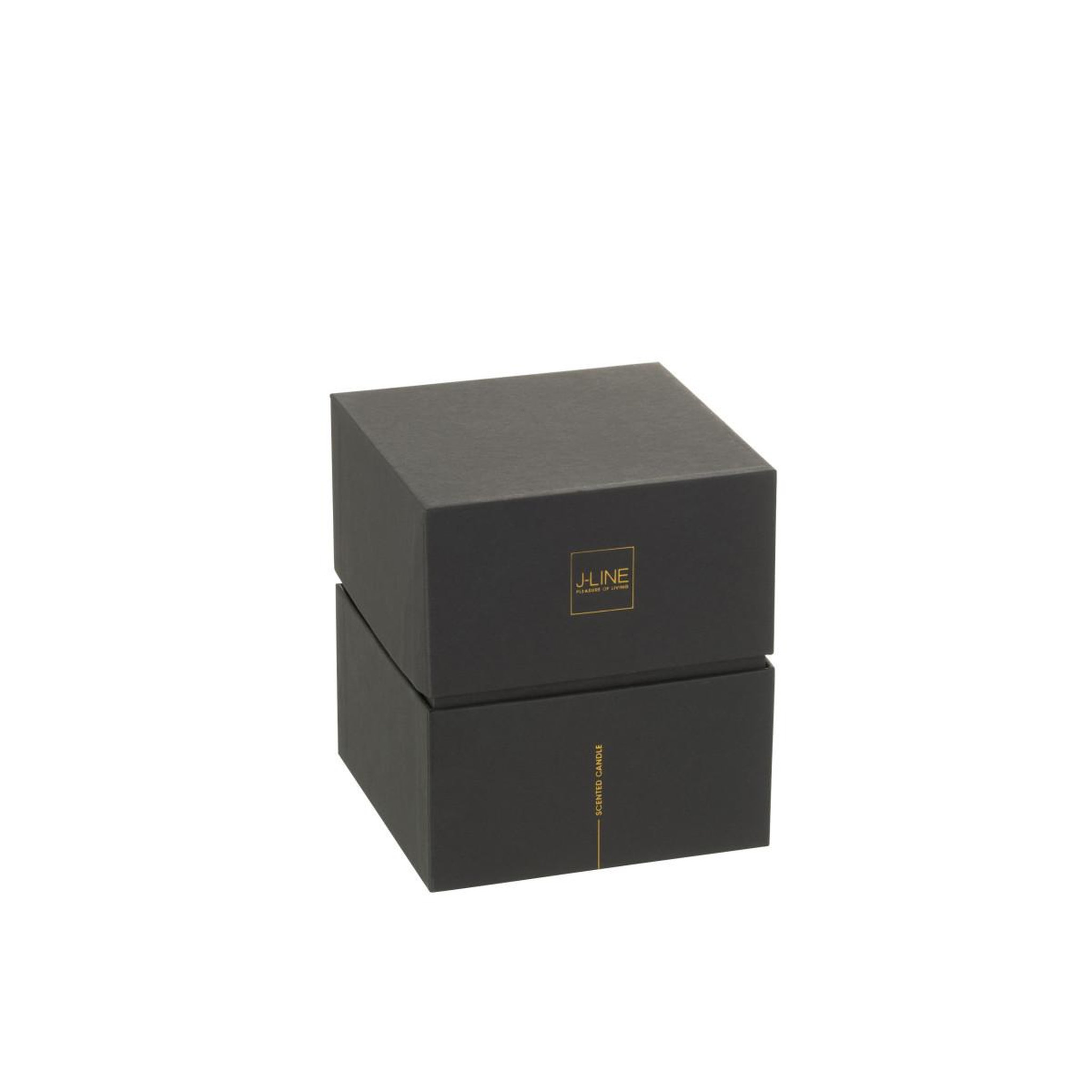 Voir la diapositive 4 : J-LINE Bougie parfumée  noa  16cm bois de santal vert
