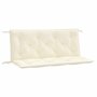 Voir la diapositive 2 : VIDAXL Coussins de banc de jardin lot de 2 blanc creme tissu Oxford