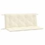 Voir la diapositive 2 : VIDAXL Coussins de banc de jardin lot de 2 blanc creme tissu Oxford