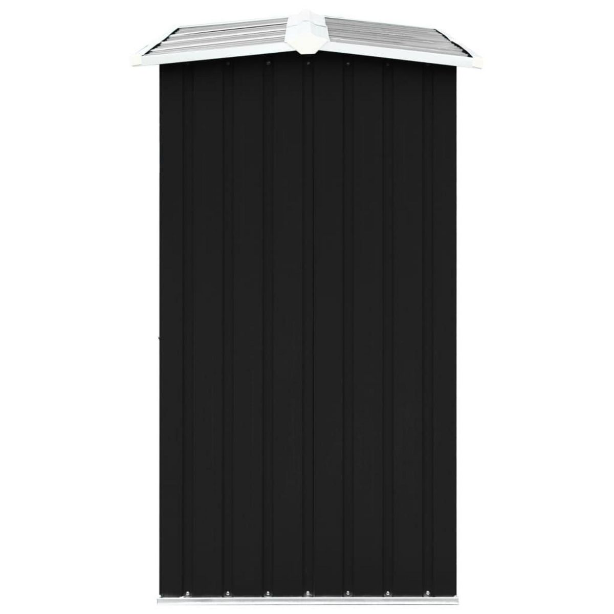 VIDAXL Abri de stockage a bois Acier galvanise 172x91x154cm Anthracite