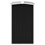 Voir la diapositive 4 : VIDAXL Abri de stockage a bois Acier galvanise 172x91x154cm Anthracite