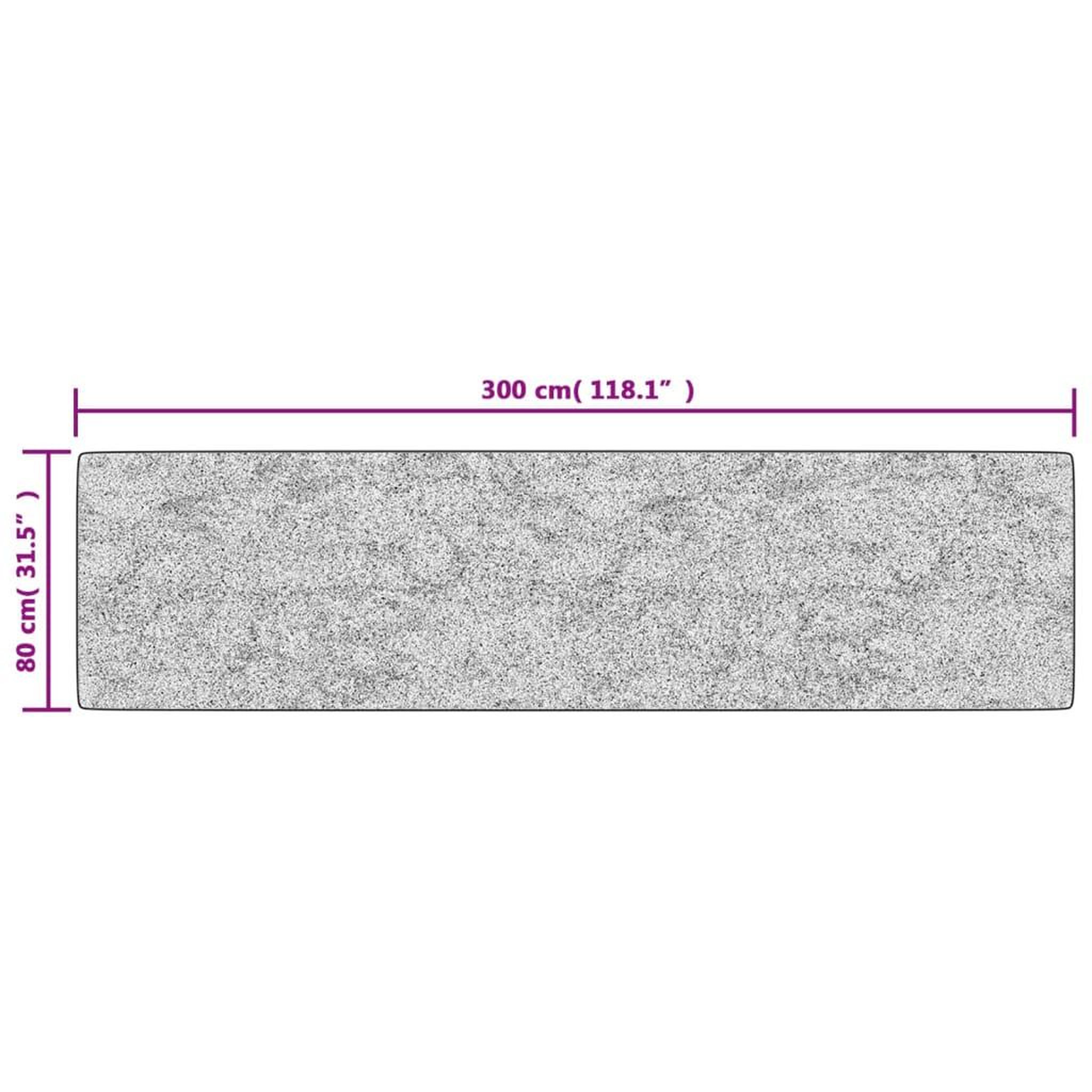 Voir la diapositive 6 : VIDAXL Tapis lavable multicolore 80x300 cm antiderapant