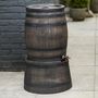 Voir la diapositive 3 : NATURE Nature Support de baril d'eau de pluie 30,5x58 cm Marron