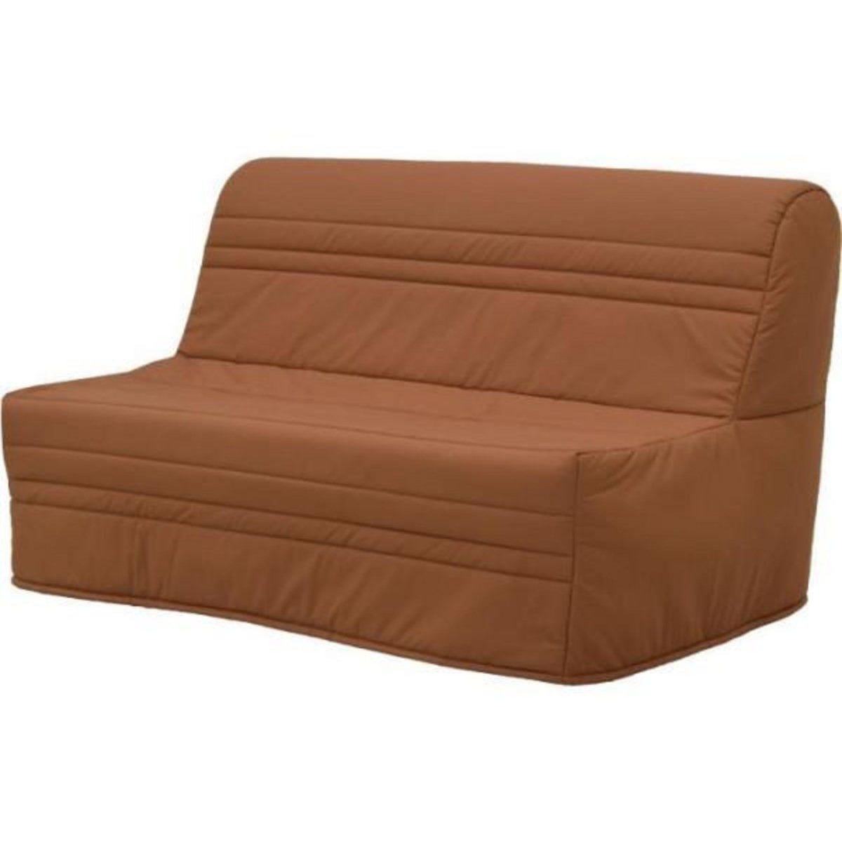 MARKET24 Banquette-lit BZ 2 places Joe - Tissu Terracotta - Fabrication française