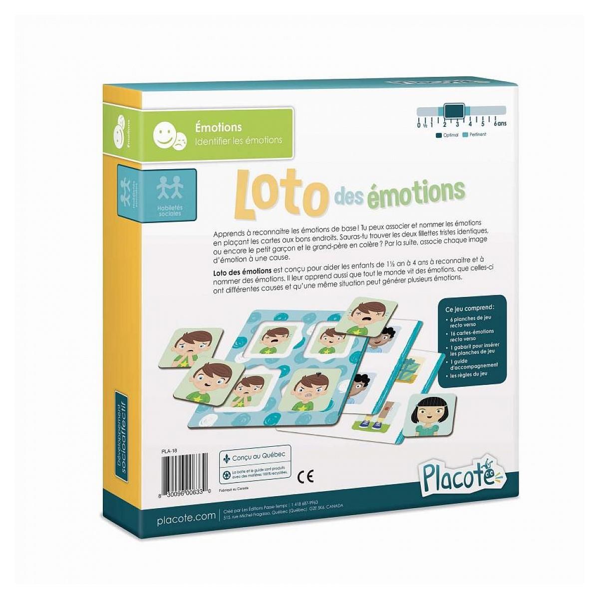 Blackrock Editions jeu montessori Loto des émotions