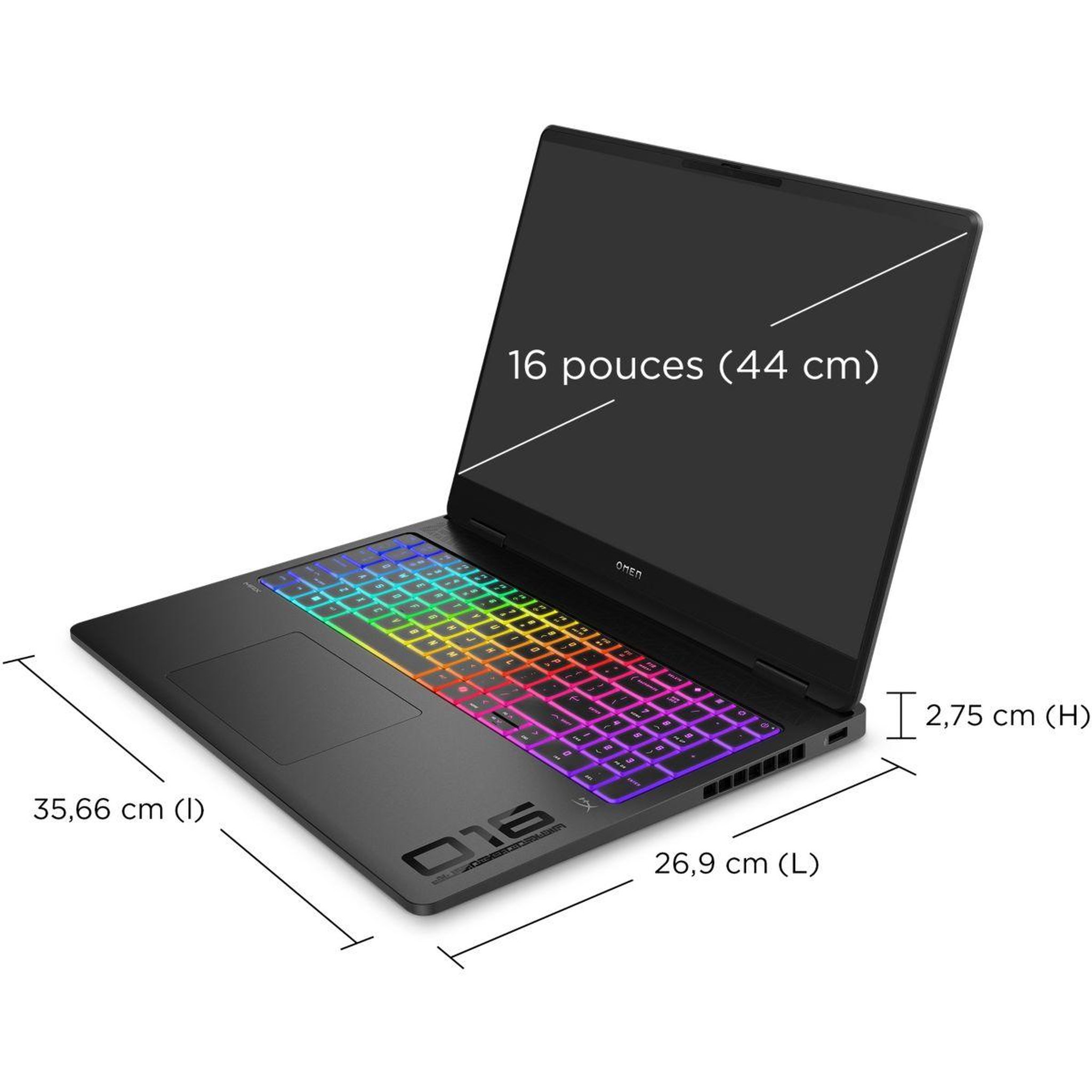 Voir la diapositive 4 : HP Pc gamer omen 16  wqxga 240hz intel core ultra 9 275hx nvidia geforce rtx 5070 32 go ram ddr5 ssd 1 to
