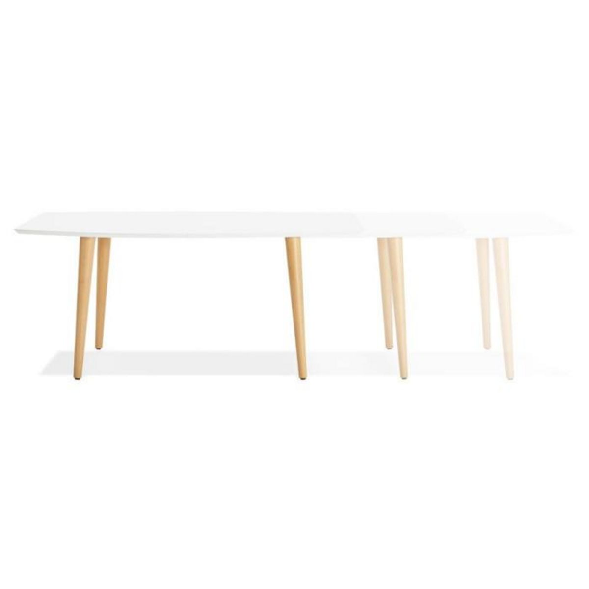 Paris Prix Table de Repas Extensible  Antark  120-270cm Blanc