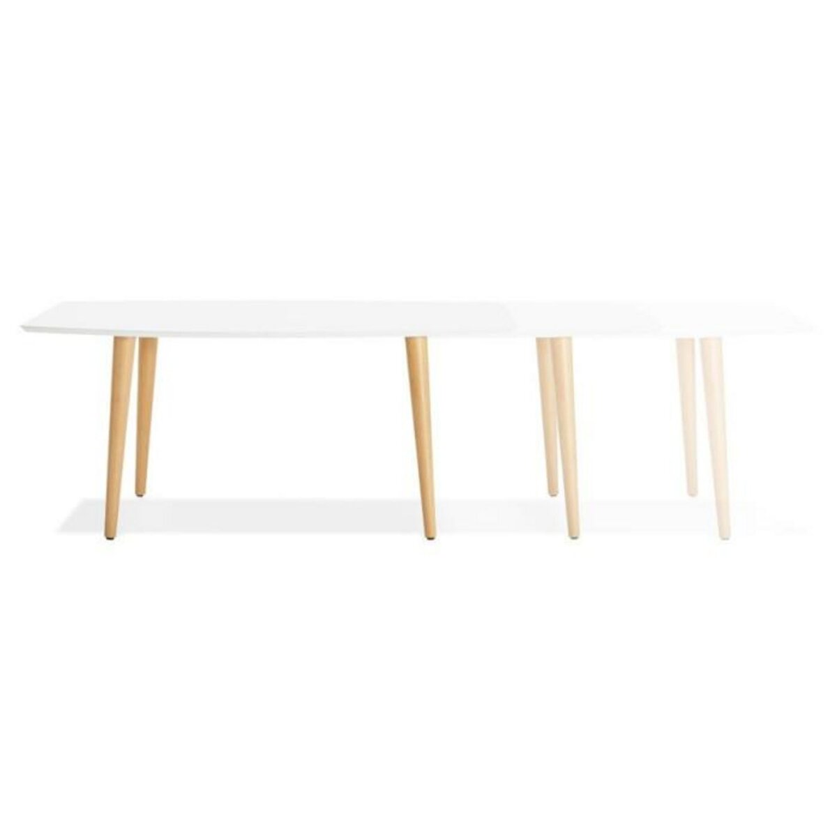 Paris Prix Table de Repas Extensible  Antark  120-270cm Blanc