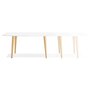 Voir la diapositive 5 : Paris Prix Table de Repas Extensible  Antark  120-270cm Blanc