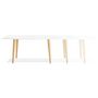 Voir la diapositive 5 : Paris Prix Table de Repas Extensible  Antark  120-270cm Blanc