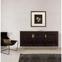 Voir la diapositive 5 : Paris Prix Buffet Design 3 Portes  Pimlico  150cm Charbon