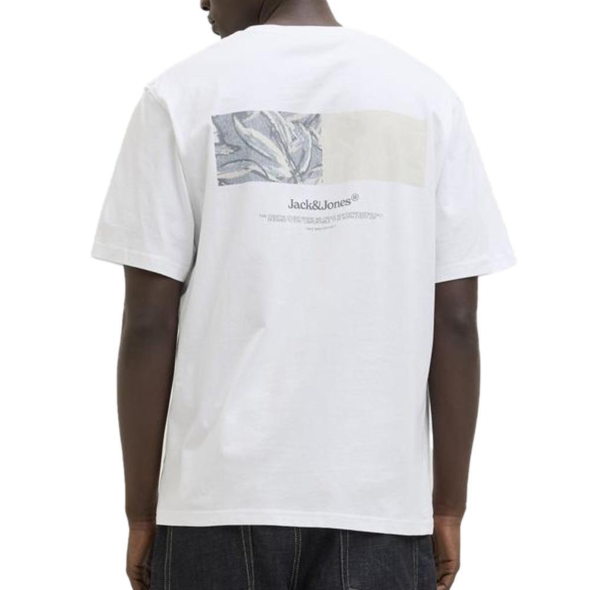 Voir la diapositive 2 : Jack & Jones T-Shirt Blanc Homme Jack & Jones Back