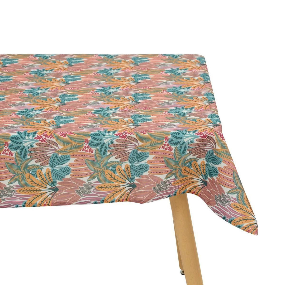 ATMOSPHERA Nappe Antitache Imprimée  Tropical  150x300cm Multicolore