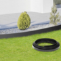 Voir la diapositive 2 : ID MARKET Bordurette de jardin flexible 8 M gris anthracite hauteur 12 cm + 24 piquets