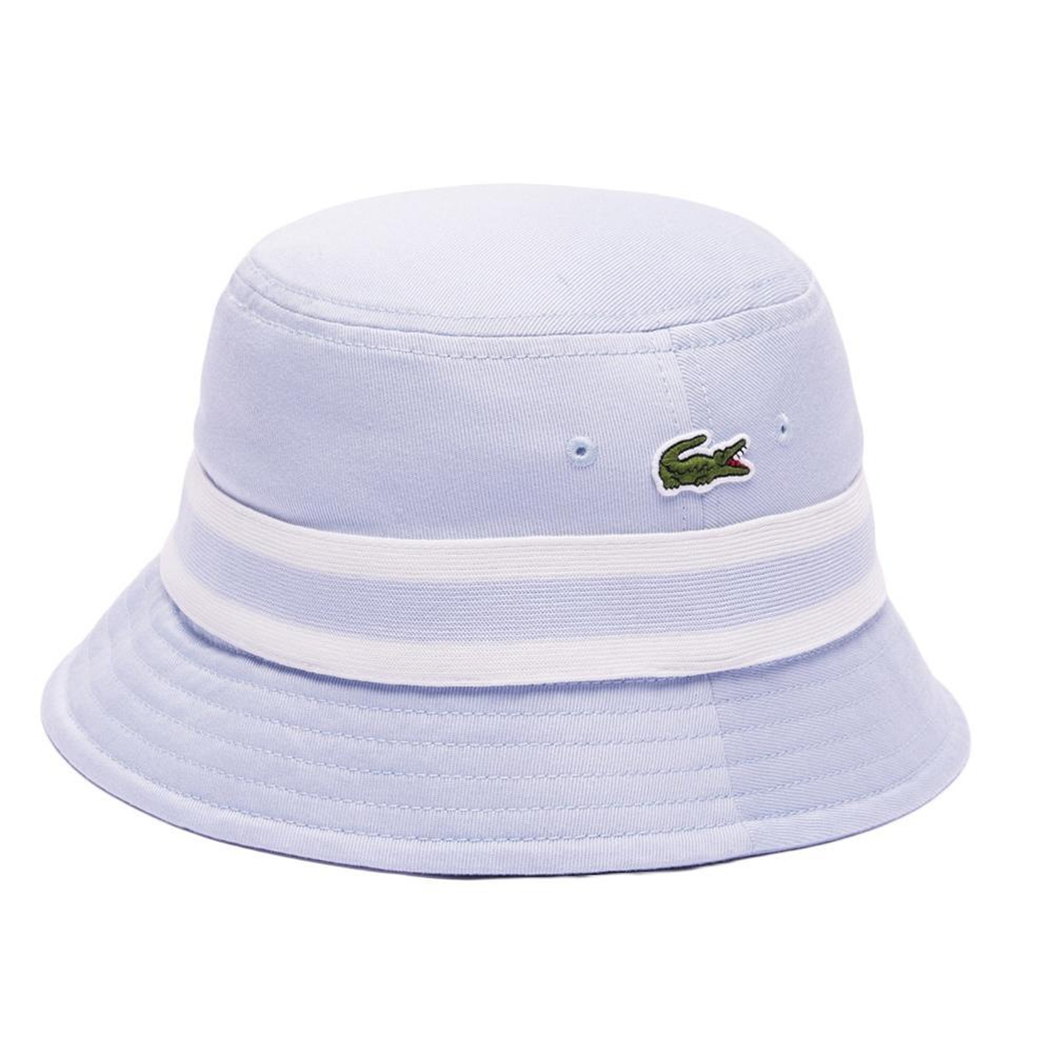Lacoste Bob Bleu Ciel Mixte Lacoste Gabardine. Coloris disponibles : Bleu