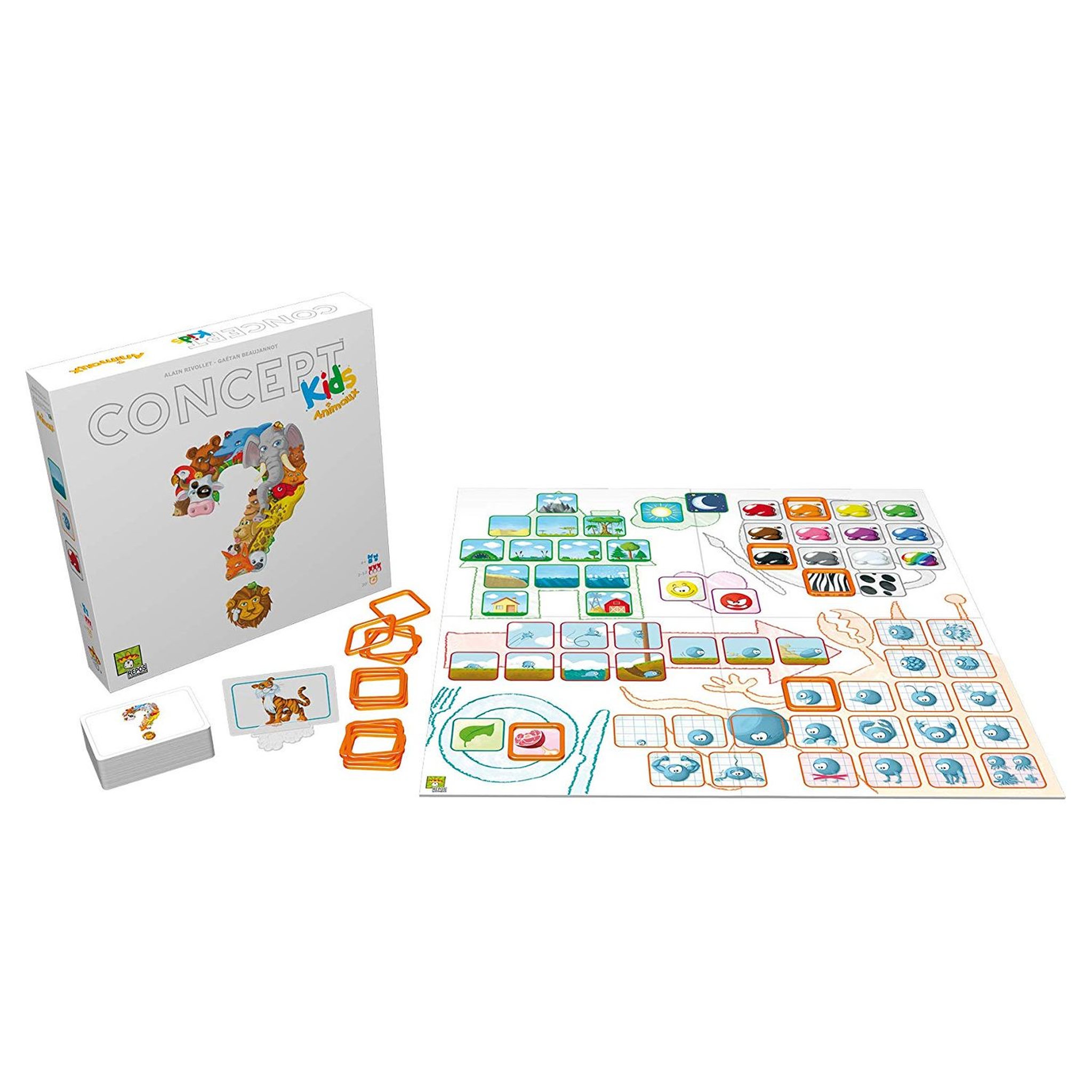 Voir la diapositive 2 : ASMODEE Jeu Concept Kid's : Animaux