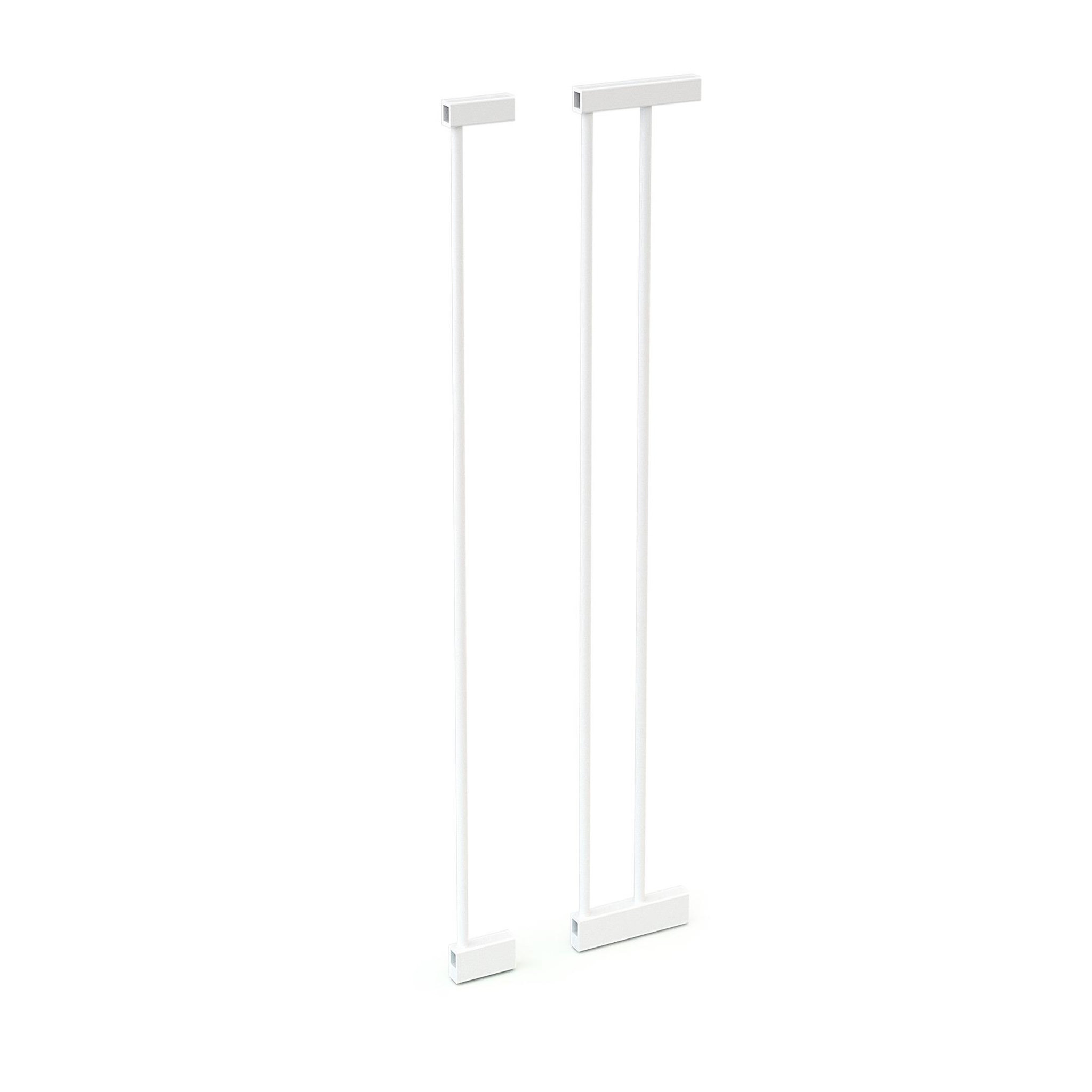 Voir la diapositive 1 : WEBABY Extension barrière de sécurité bébé en acier Blanc MOBI