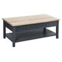 Voir la diapositive 1 : ATMOSPHERA Table Basse Design 4 Tiroirs  Damiano  110cm Gris