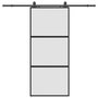 Voir la diapositive 2 : VIDAXL Porte coulissante avec kit de quincaillerie noir 90x205 cm