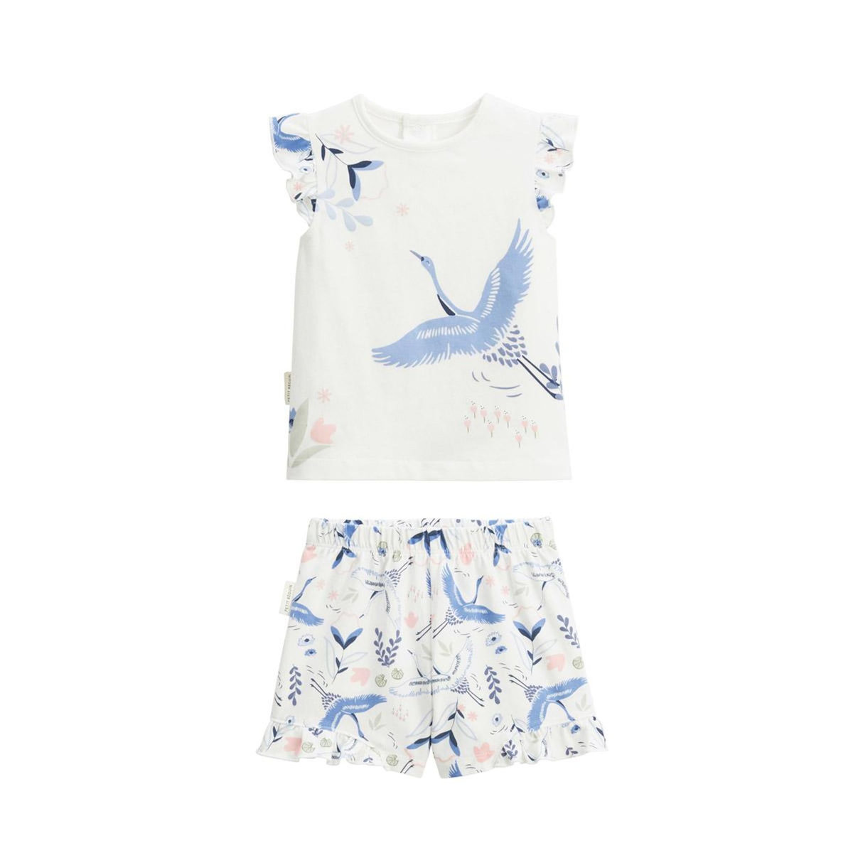 Petit Béguin Pyjama enfant 2 pièces manches courtes Tiana