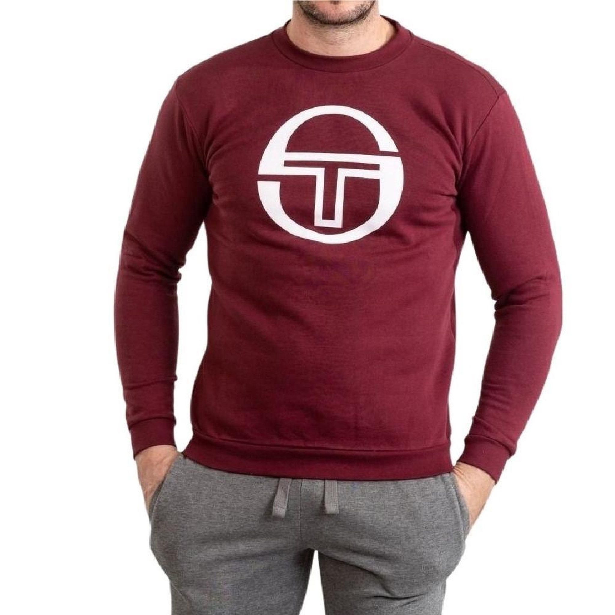 Voir la diapositive 1 : SERGIO TACCHINI Sweat  Homme Sergio Tacchini Crew Stadium