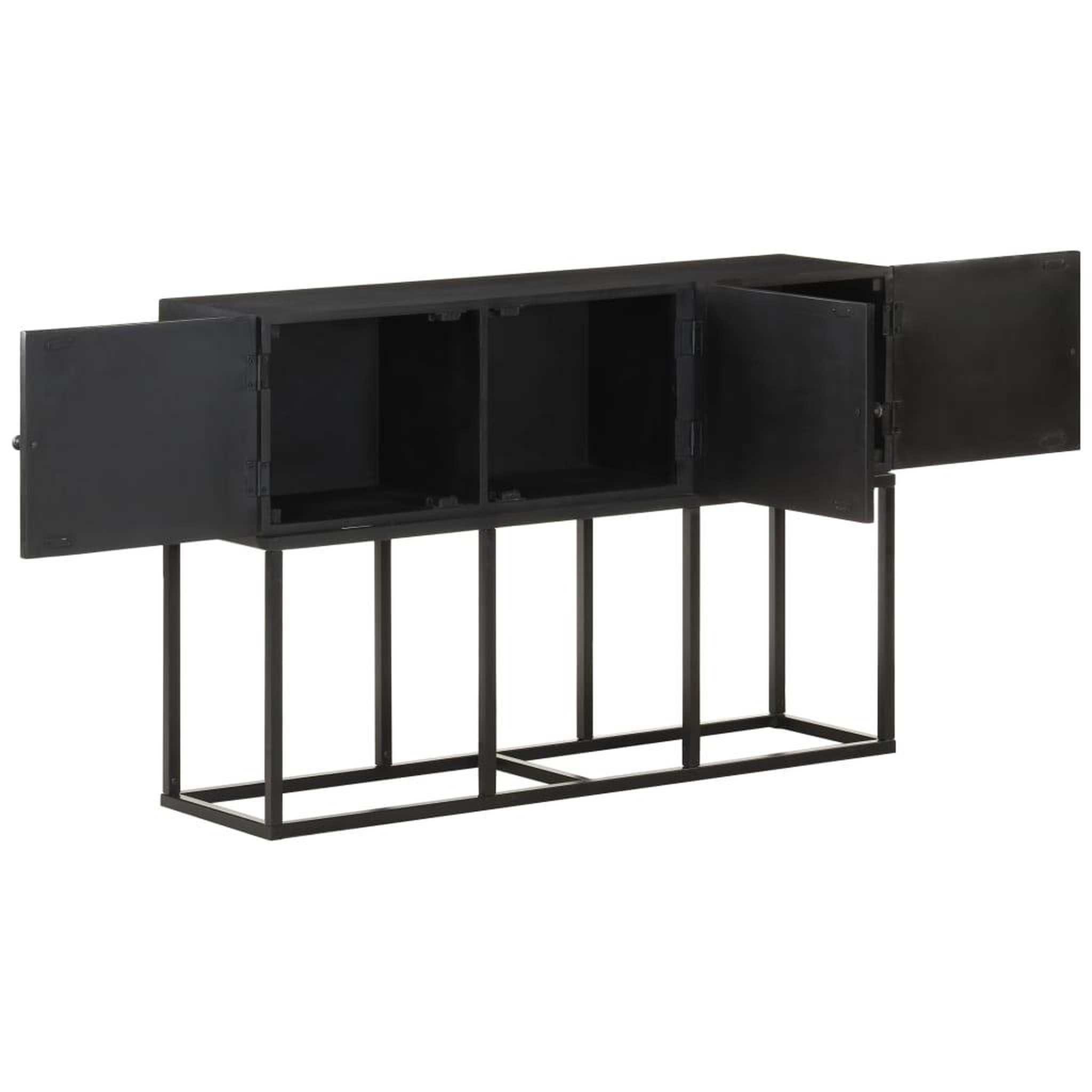 Voir la diapositive 4 : VIDAXL Buffet 115x30x76 cm Bois de manguier massif