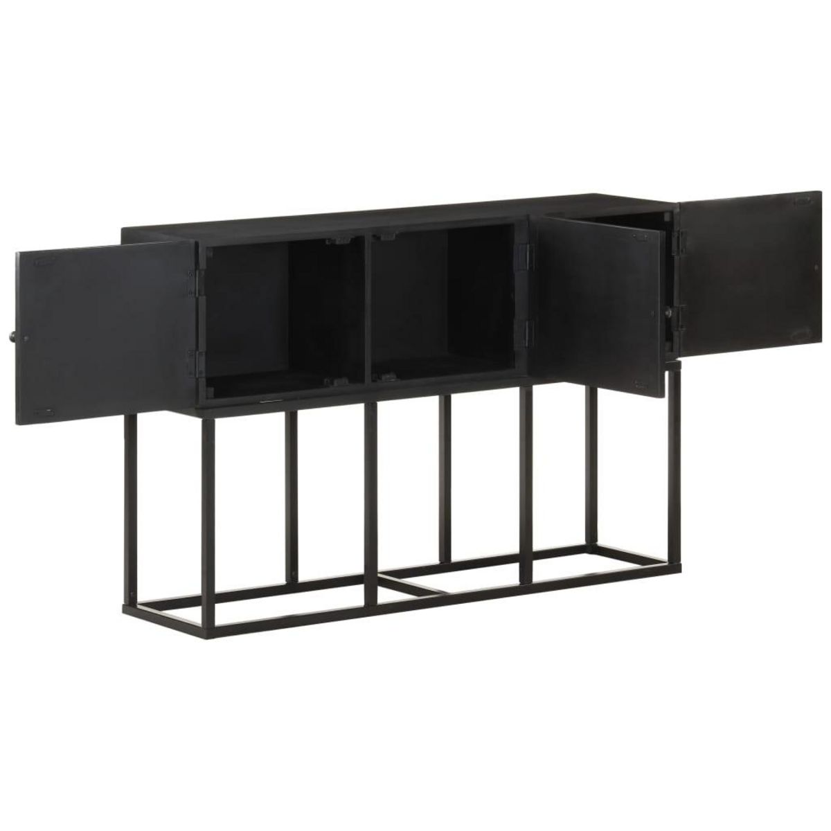 VIDAXL Buffet 115x30x76 cm Bois de manguier massif