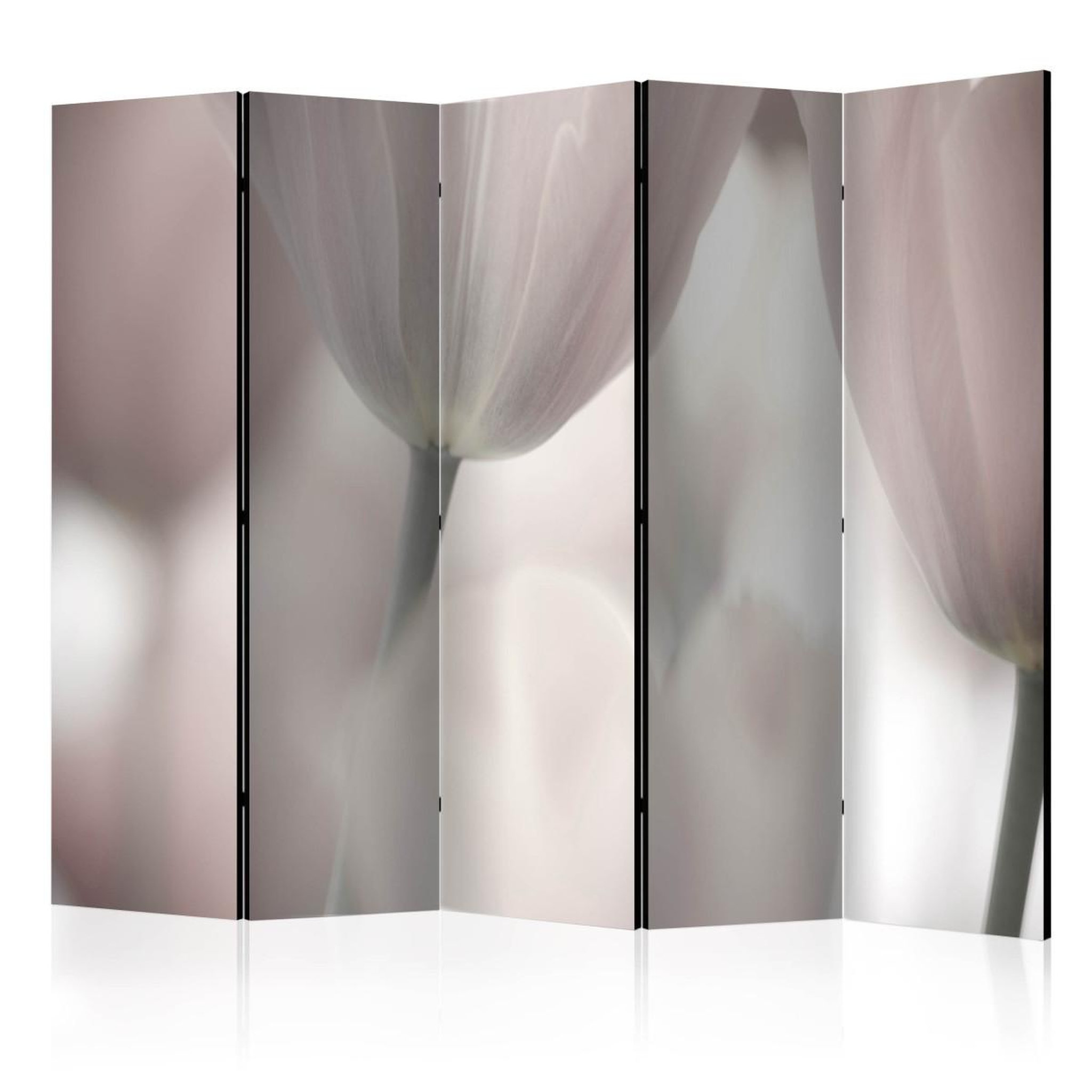 Paris Prix Paravent 5 volets  tulips fine art black & white  172x225cm