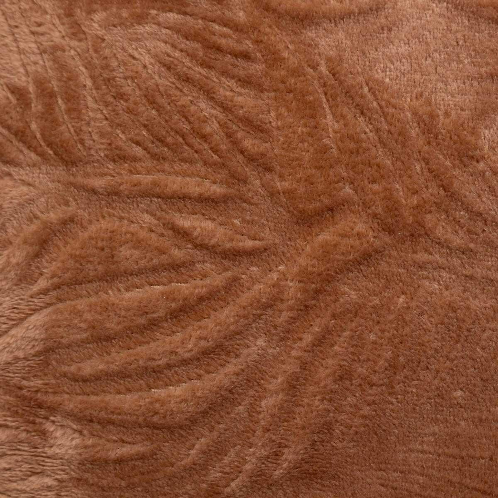 Voir la diapositive 4 : ATMOSPHERA Coussin déco flanelle  ryo  40x40cm terracotta