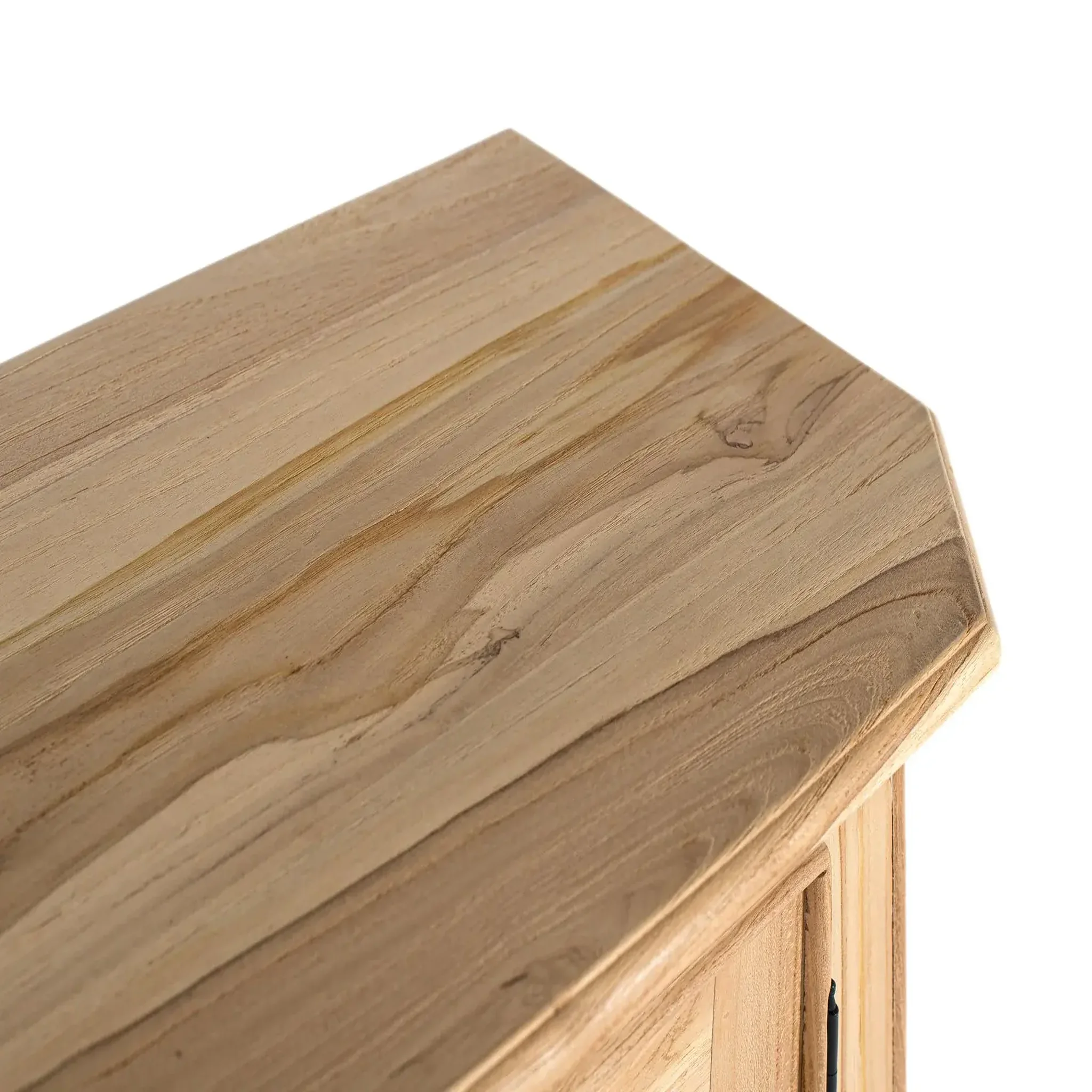 Voir la diapositive 3 : GINER Y COLOMER SL Buffet en bois de teck 150cm style rustique colonial